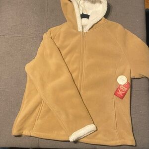 Faded Glory Cream Sherpa Jacket